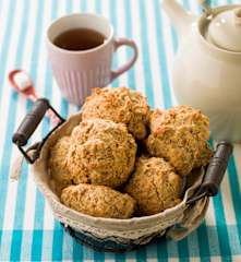 Scones integrais com ervas aromáticas