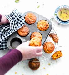 Muffins au crottin de Chavignol