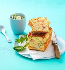 Plumcake salato con polpa di granchio