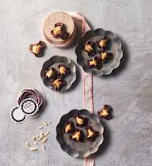 Schoko-Hütchen mit Marzipan