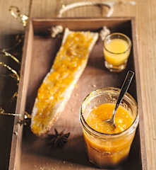 Confitura navideña de naranja