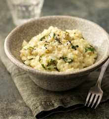 Courgette and Feta Risotto