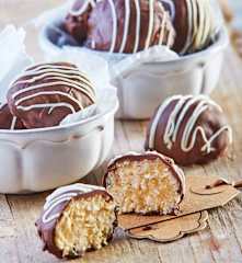 Trufas con corazón de coco