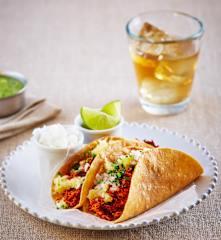 Tacos de pollo al pastor