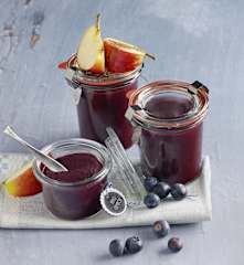 Apfel-Heidelbeer-Sauce