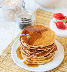 Pancakes aux flocons d'avoine