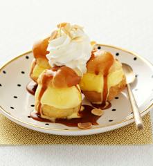 Profiteroles au caramel