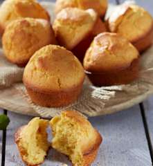Maisbrot-Brötchen in Muffinform
