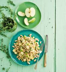 Salada de feijão e maçã