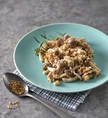 白醬野菇燕麥燉飯