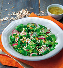 Insalata con primo sale e noci