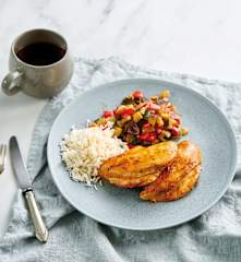 Frango com iogurte e ervas