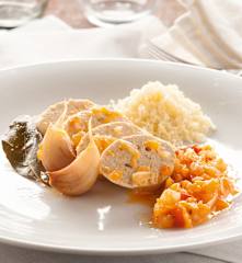 Huevas en escabeche de tomate