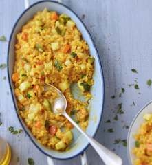 Paëlla de légumes croquants (nouvelle recette)