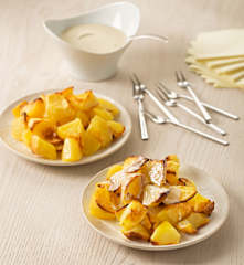 Patatas con salsa de cabrales