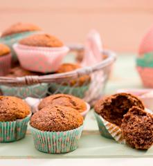 Muffiny bananowo-czekoladowe z orzechami