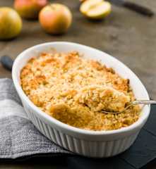 Apple crumble