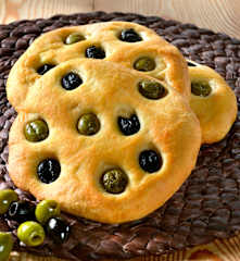 Focaccia alle olive