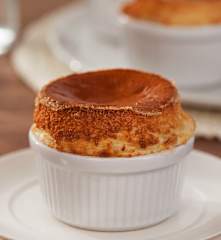 Soufflé al licor de naranja