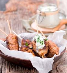 Cevapcici with Tzatziki Sauce