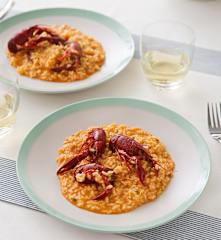 Arroz con cangrejos de río para dos