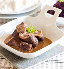 Rinderrouladen mit Gürkchen