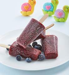 Paleta heada de mora azul y kiwi