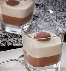 Panna cotta a la crema de whisky