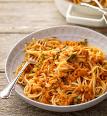 Lentil and Vegetable Bolognese Sauce