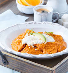 Chilaquiles rojos
