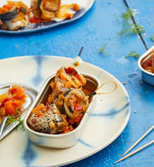 Brochettes de filets de sardine