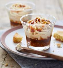 Verrine mocaccino et caramel