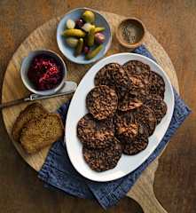 Country-style chicken liver fritters