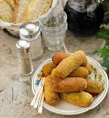 Pollock Croquettes with Olives