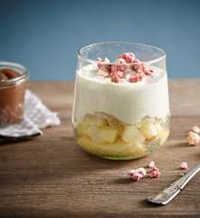 Tiramisu aux poires et crème de marron