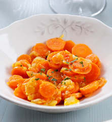 Zanahorias estofadas agridulces
