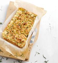 Focaccia de alecrim sem glúten