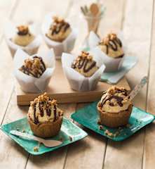 Ice cream cookie bowls