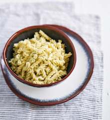 Massa com molho de couve-flor