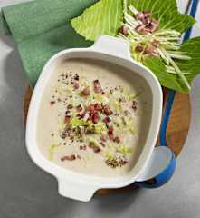 Krautsuppe mit Speck