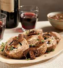 Meatloaf with Mushroom Sauce