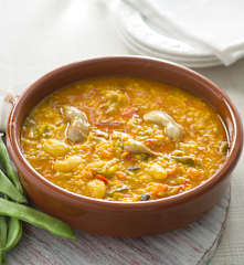 Arroz meloso con codornices