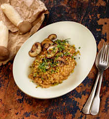 Gerstenrisotto mit Pilzen