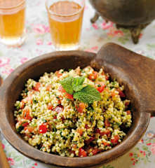 Tabule com tomate e hortelã