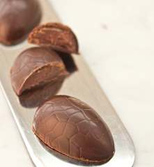 Bombones moldeados de frambuesa