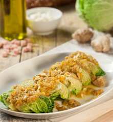 Fagottini verdi al vapore