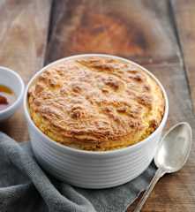 Soufflé de bacalhau e tomate seco
