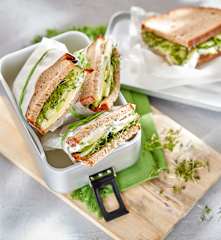 Grünes Sandwich