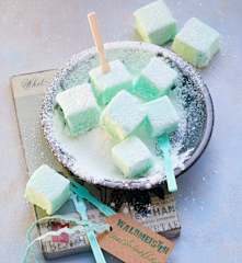 Waldmeister-Marshmallows