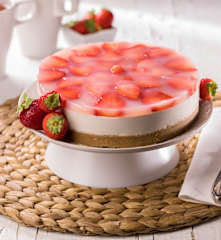 Cheesecake allo yogurt e fragole